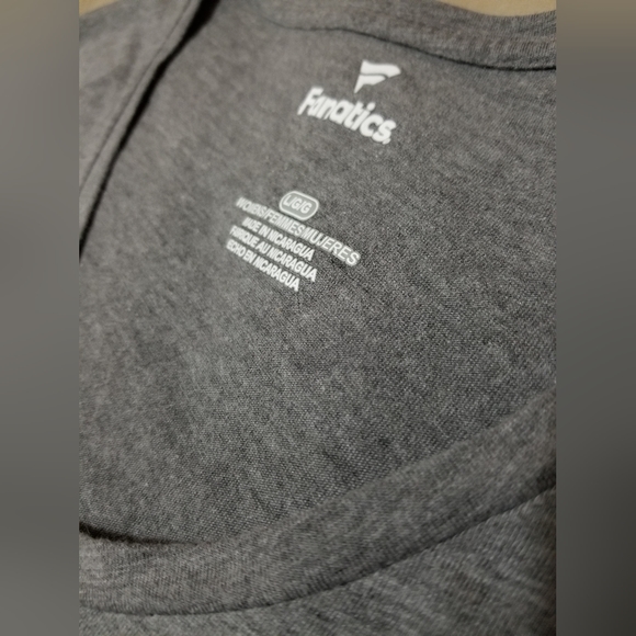 NFL EAGLES Grey/White/Green Jersey Shirt-L - Picture 4 of 4